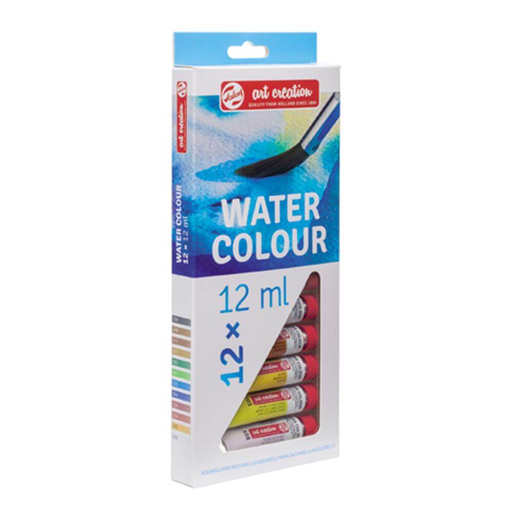 Royal Talens Art Creation Water Colour Paints 12x12ml Set